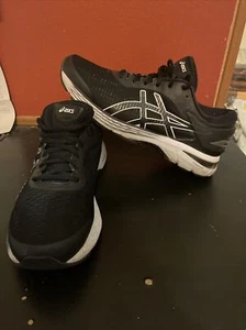 Mens Asics Gel Kayano 25 Black & White Running Shoes Sz 9.5 M Athletic - Picture 1 of 7