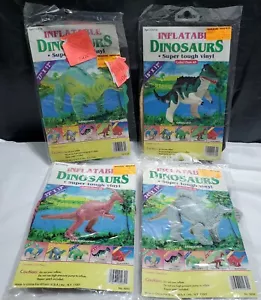 Vintage Inflatable Dinosaur Lot Stegosaurus Camarasaurus & more Read Description - Picture 1 of 7