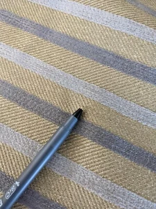 Glitter gold chenille stripe upholstery fabric material by the yard stock w - Picture 1 of 2