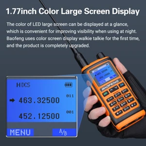 Baofeng UV-17 Pro GPS Opaska powietrzna Walkie Talkie Dalekiego zasięgu Dwukierunkowe radio MV - Zdjęcie 1 z 15