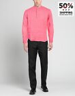RRP€141 ROSSOPURO Linen Henley Shirt Size 40 15 3/4 M Garment Dye