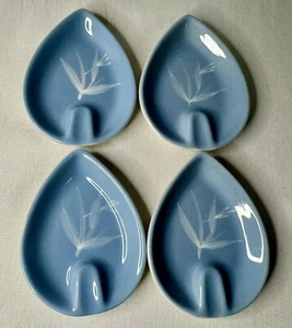 MCM Vintage WINFIELD USA Blue Pacific Bamboo Design Individual Ashtrays/Trinket - Picture 1 of 3