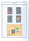 1979 ANTIGUA SIR ROWLAND HILL MINT STAMP & M/S SET FROM COLLECTION BK1