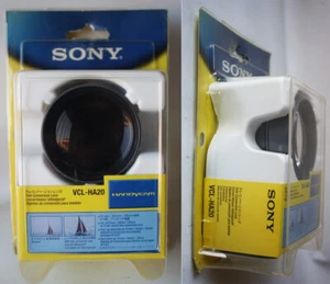 SONY HANDYCAM VCL-HA20 TELE CONVERSION LENS FOR 37/30/25mm LENS NEW ! - Picture 1 of 7