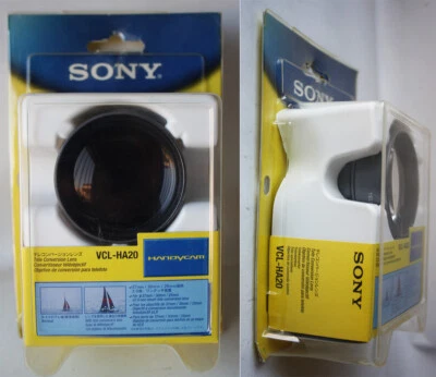 SONY HANDYCAM VCL-HA20 TELE CONVERSION LENS FOR 37/30/25mm LENS NEW ! - Image 1 of 4