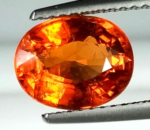 NATURAL SPESSARTINE GARNET 2.79 Cts TOP QUALITY BEAUTIFUL OVAL SHAPE LOOSE STONE - Picture 1 of 3