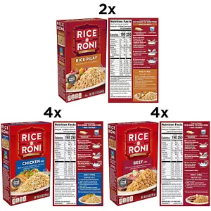 Rice-A-Roni Dinner Classics Variety Pack 10 Assorted Flavors 10 Pieces - Picture 1 of 5