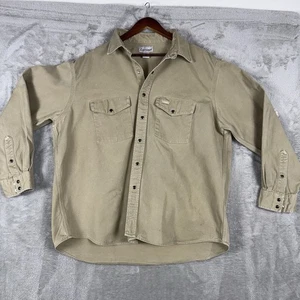 Carhartt Rugged Outdoor Wear Shirt Herren Medium Pearl Snap Western Cut L/S - Bild 1 von 13