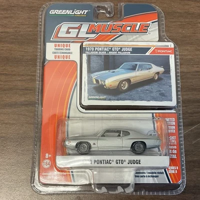 Greenlight GL Muscle 1970 Pontiac GTO Judge 1:64 Series 9 NIB Diecast Car Silver - Image 1 of 2