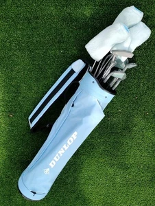 Dunlop Linear Force Ladies Complete Set 1 ,3, 5 Woods 3-PW Irons, Putter & Bag - Picture 1 of 21