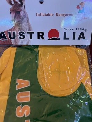 Inflatable Kangaroo With Boxing Gloves And Joey In Pouch Australia  - Image 1 of 3