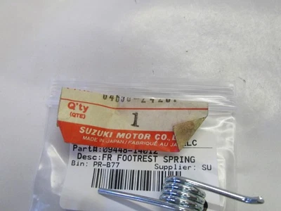 SUZUKI RM125 RM250 RM370 nos reposapiés muelle 09448-14012 Foto 1 de 2