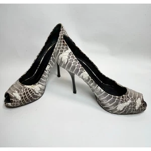 Giuseppe Zanotti Python Print Peeptoe Heels Gr. 37 - Bild 1 von 12