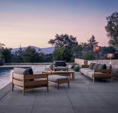 Haven 6-Piece Outdoor Lounging Set By Gloster ID#: 34361 - Image 1 of 2