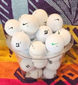 Assorted Brands By Bridgestone / Nike Grade 3A Used-Recycled Golf Balls Ct #38 - Picture 1 of 3