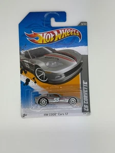 2012 Hot Wheels C6 Corvette Grey – HW Code Cars 12 #228/247 - Picture 1 of 1