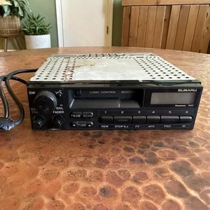 1992-1997 Subaru SVX Radio and Cassette Player 86201PA010 OEM Panasonic P411 - Picture 1 of 6