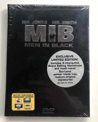 Men In Black (DVD, 2000, 2-Disc Set, Limited Edition) Will Smith, New Sealed - Image 1 of 4