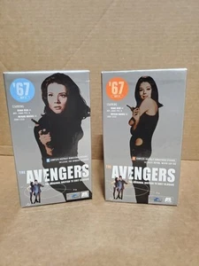 The Avengers '67 set 1 &2 VHS Diana Rigg Patrick Macnee in Gift Box A & E VG - Picture 1 of 9
