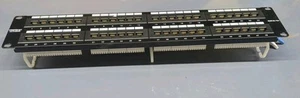 Trendnet TC-P48C5E 48-Port Up to Cat5E Rj45 2U Rackmount Patch Panel Unshielded - Photo 1/3