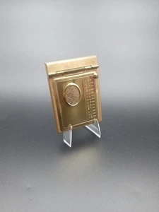 Vintage Pocket Rolodex Brass Plated Miniature Sized Pop Up Address Phone Book - Picture 1 of 5