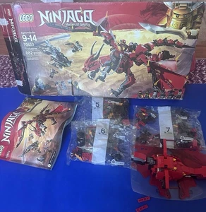 INCOMPLETE LEGO Set 70653 Lego Ninjago Sealed Bags #5, 6, 7 + #4(?) - Picture 1 of 10