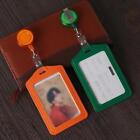 Safety No Zipper Tag Office Supplies Protective Shell Badge Case ID Card Holder
