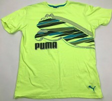 magliette puma bambino verde