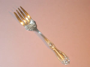 American Beauty Rose ~ Salad / Pastry Fork ~ Holmes & Edwards ~ Silver Plate - Picture 1 of 1