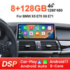 Produktbild - 10.25" Android 13 Autoradio für BMW X5 E70 X6 E71 CIC CarPlay DAB+ 128G GPS Navi
