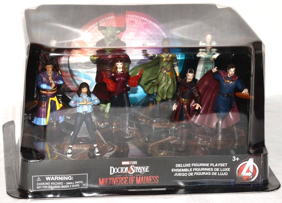 Exclusivo de Disney Store Marvel Dr. Juego de 9 figuras PVC Strange Multiverse nuevo precintado Foto 1 de 3