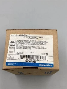 HOUSTON LAGERBESTAND NEU THOMAS & BETTS 4-075TC KABELSTECKER 3/4 GRATIS 2 TAGE LUFT  - Bild 1 von 3
