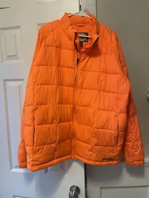 Cabela's WindShear Insulated Jacket Blaze Orange Size XL EMB - Image 1 of 4