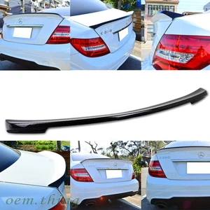STOCK LA Carbon Fit For Mercedes Benz W204 C-Class 4D Trunk Spoiler 08-13 C63 - Picture 1 of 1