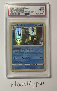 PSA 8 INTELEON Play Pokemon Prize Pack Series 1 #058 Holo Graded 2022 TCG Card - Picture 1 of 9