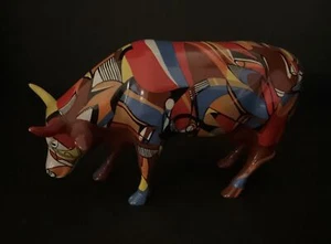 Figurina Westland Cow Parade "Psycowdelicowwow" lunga 6" - Foto 1 di 5