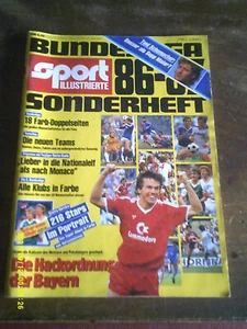 FOOTBALL BUNDESLIGA 1986 - 1987 PRESENTATION DES EQUIPES AVEC ALBUM JOUEURS - Picture 1 of 8