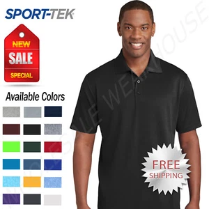 NEW Sport-Tek Mens Cool Dry Fit Wicking Performance Golf Polo T-Shirt ST640 - Picture 1 of 21