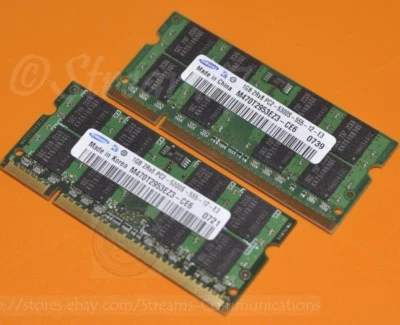 2GB DDR2 (2x 1GB) Laptop Memory for HP Compaq Presario V6000 Notebook PC - Image 1 of 2
