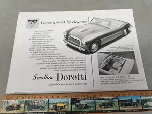 Anuncio de ventas original del Reino Unido Swallow Doretti década de 1950 - Imagen 1 de 1