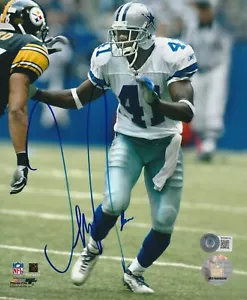 TERENCE NEWMAN Signed 8x10 Dallas Cowboys PHOTO Beckett Auth (BAS) - Picture 1 of 2