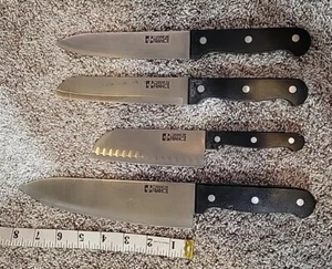 Set of (4) vintage Cuisine De France Knives, 8", (2) x 6" and 5"  - Picture 1 of 6