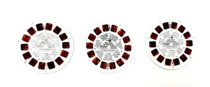 Vintage Viewmaster Reels Beep Beep The Road Runner B5381,B5382 and B5383 - Picture 1 of 6