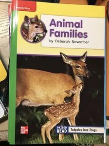 Reading Wonders Leveled Reader Animal Families: Beyond Unit 2 Week 4 Grade 2 - Picture 1 of 2