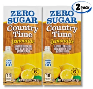 Country Time Lemonade - On the Go - Zero Sugar Drink Mix (2 Boxes - 12 packets) - Picture 1 of 2