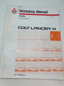 Mitsubishi Workshop Manual Chassis Supplement COLT/LANCER '94 PWME9123-3 - Picture 1 of 6