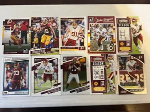WASHINGTON COMMANDERS 25 CARTE DIVERSE - NO DUPLICATI!!!!!!!! - Foto 1 di 1