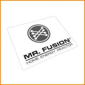 Zurück in die Zukunft II Film Prop / Mr. Fusion Sticker aus Back to the Future - Bild 1 von 2