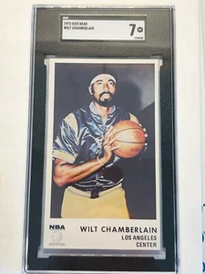 1972 ICEE BEAR WILT CHAMBERLAIN SGC 7 NM MINT CORNER LOS ANGELES LAKERS LEGEND - Bild 1 von 2