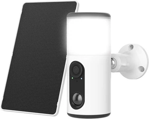 Telecamera videosorveglianza 3MP PTZ 2,4GHz Wi-Fi pannello solare IP66 ANRAN - Foto 1 di 10
